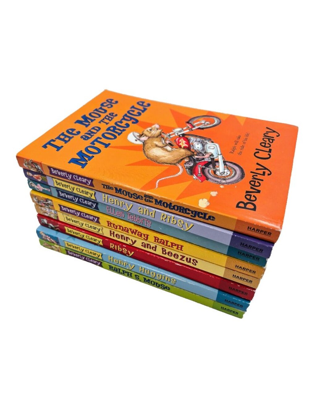 Beverly Cleary Book Lot 8 Books Paperback Ralph Henry Ribsy Mouse Read